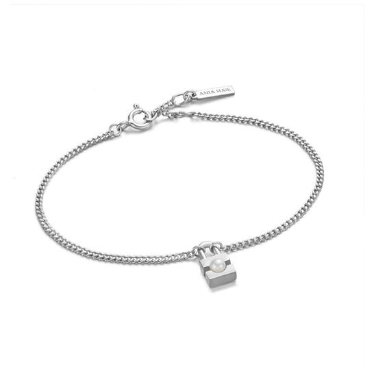 Modern Muse - Gliederarmbänder - Silber / Rhodiniert - Perle - 18,5cm